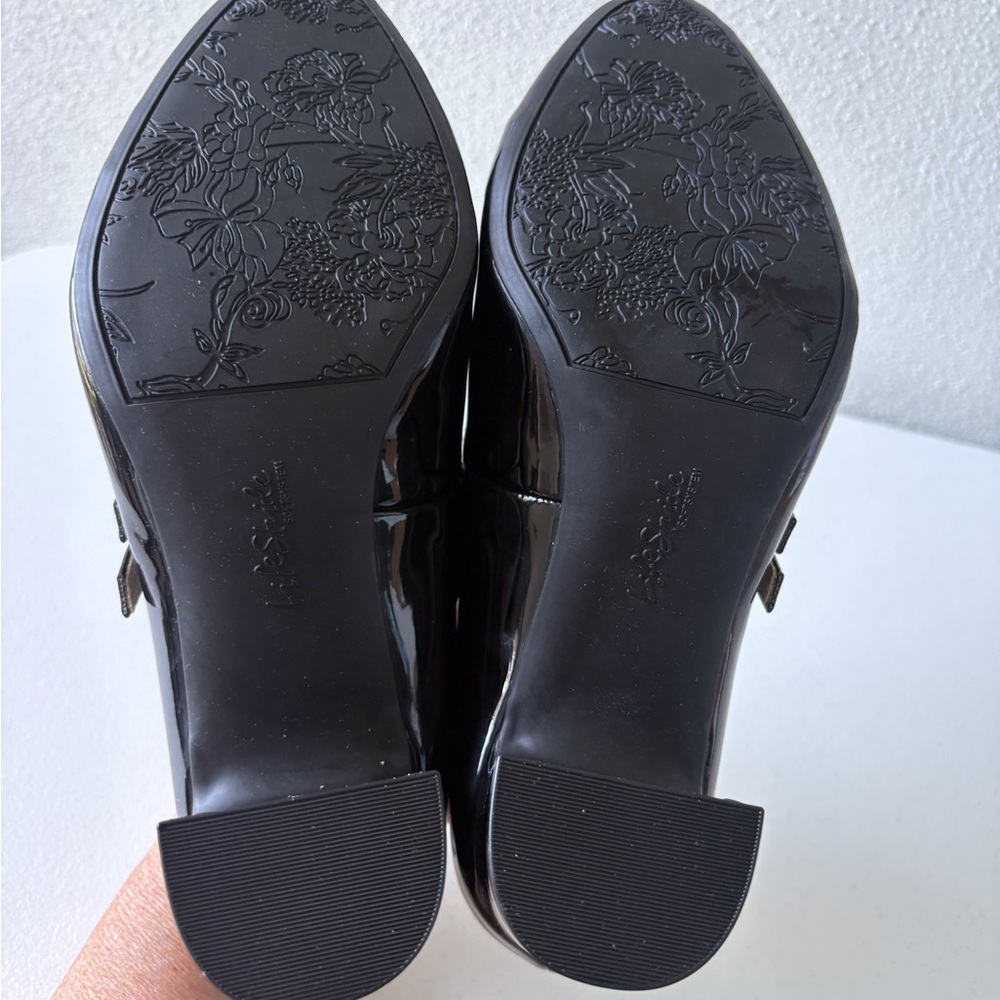Lifestride True Mary Jane Style Black Patent Pump 8.5 Goth Whimsigoth Fairy - Picture 5 of 8